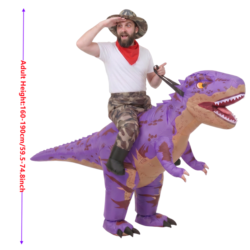 Funny Camo purple T-Rex Inflat - đánh giá và giá Suits