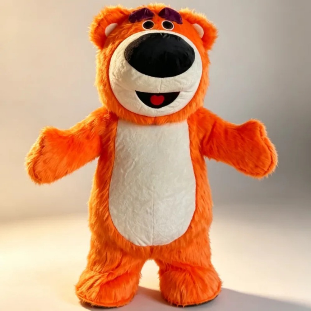Inflatable Orange Bear Mascot  - đánh giá và giá Suits
