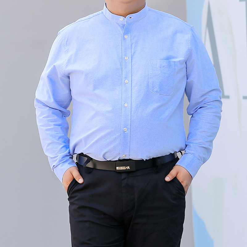 Autumn New Korean Shirt S-10XL - đánh giá và giá Mandarin Collar Formal Shirt Slim Fit