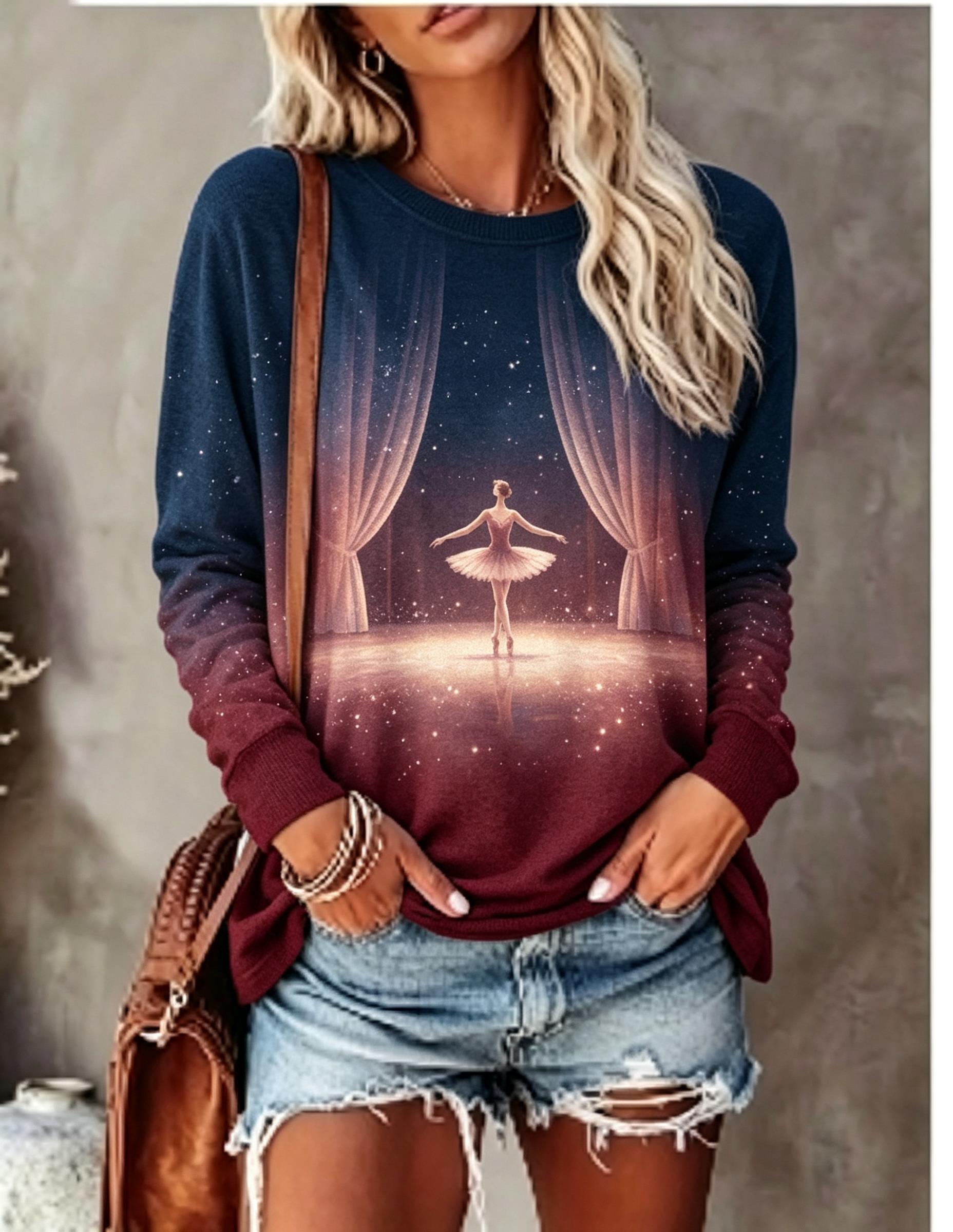 Women Long Sleeve T‑Shirt Ball - đánh giá và giá T-Shirts